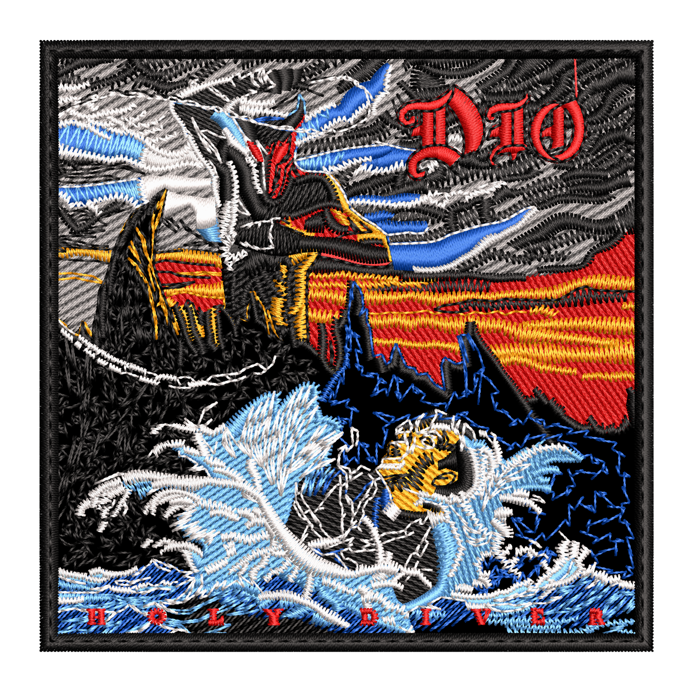 Parche Bordado DIO Heavy Metal