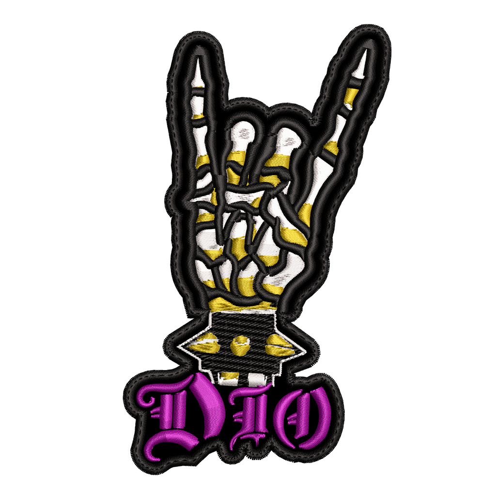 Parche Bordado mano DIO Heavy Metal