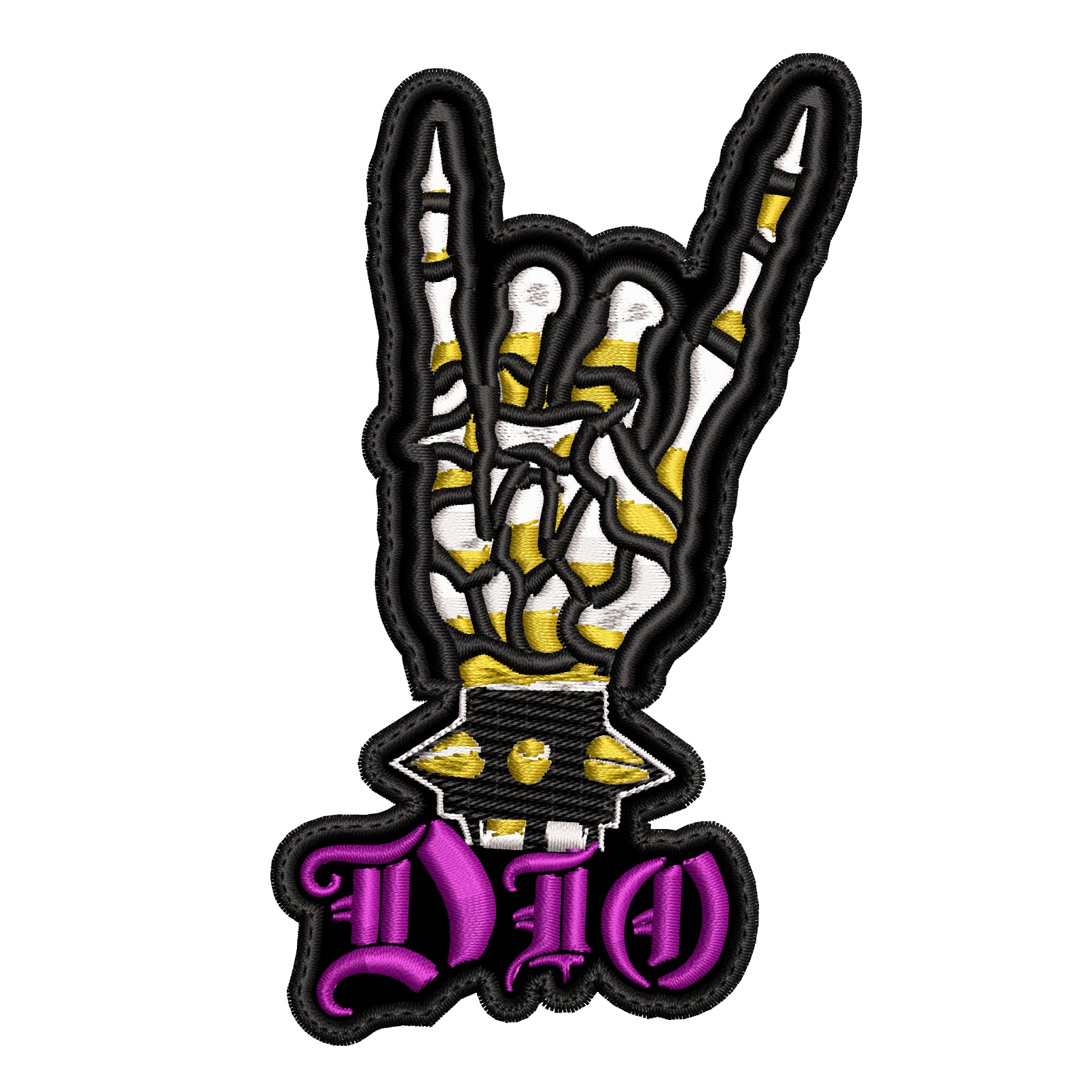 Parche Bordado mano DIO Heavy Metal