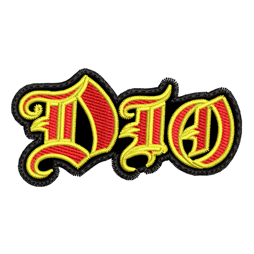 Parche Bordado Mini DIO Heavy Metal