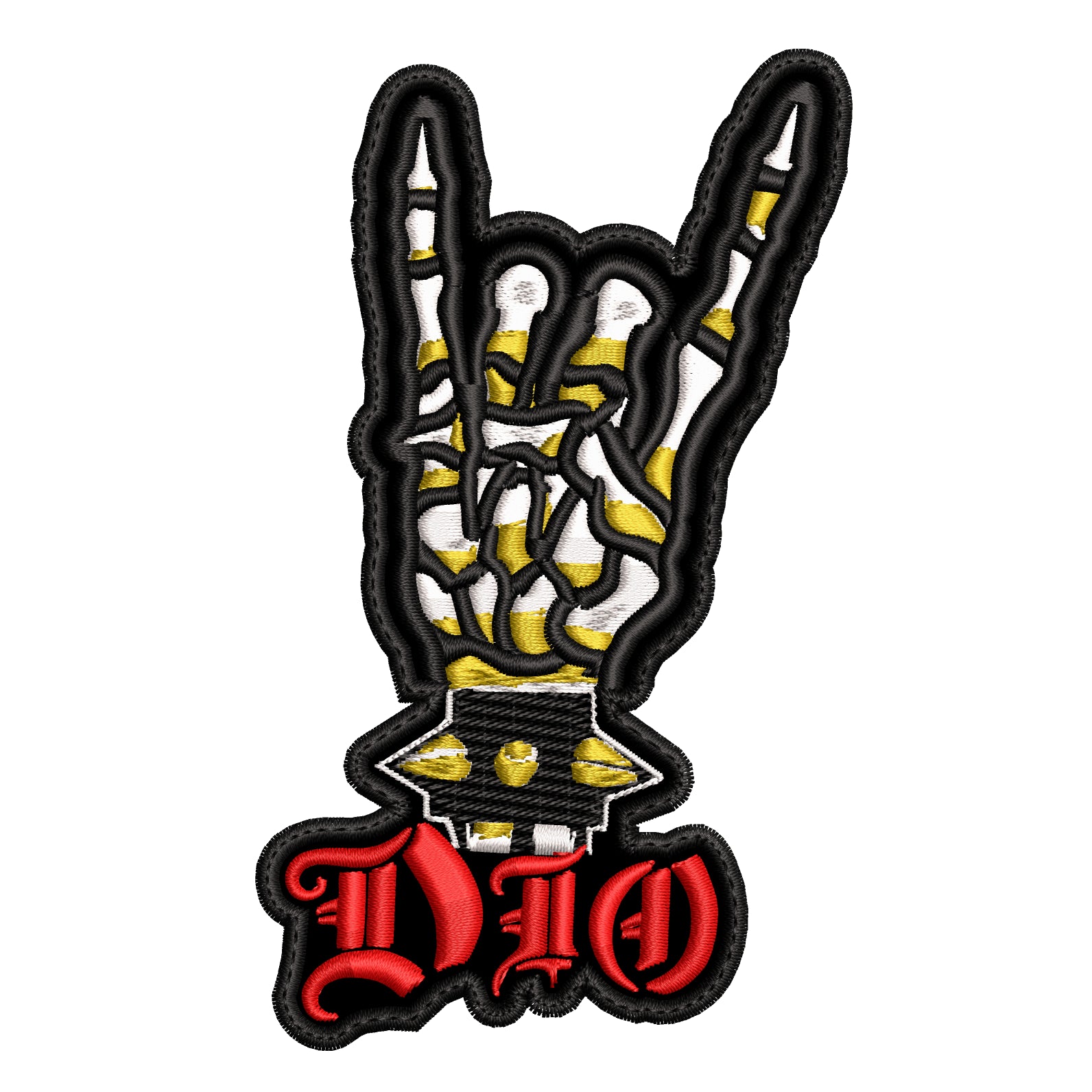 Parche Bordado mano DIO Heavy Metal