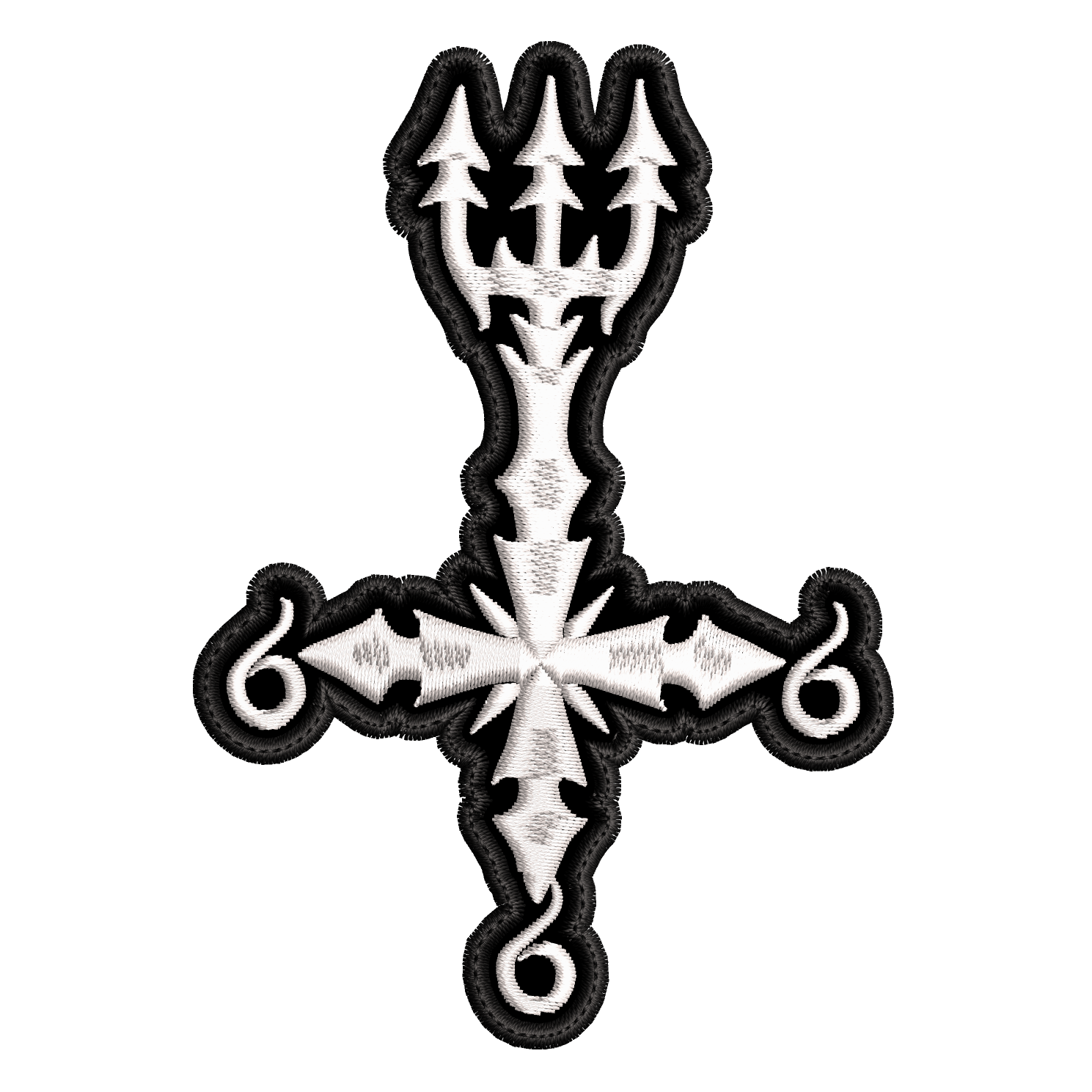 Parche Bordado cruz DISSECTION Black Metal