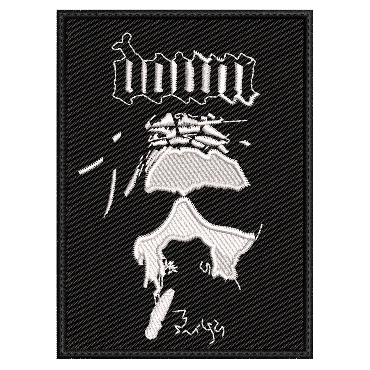 Parche Bordado DOWN Heavy Metal