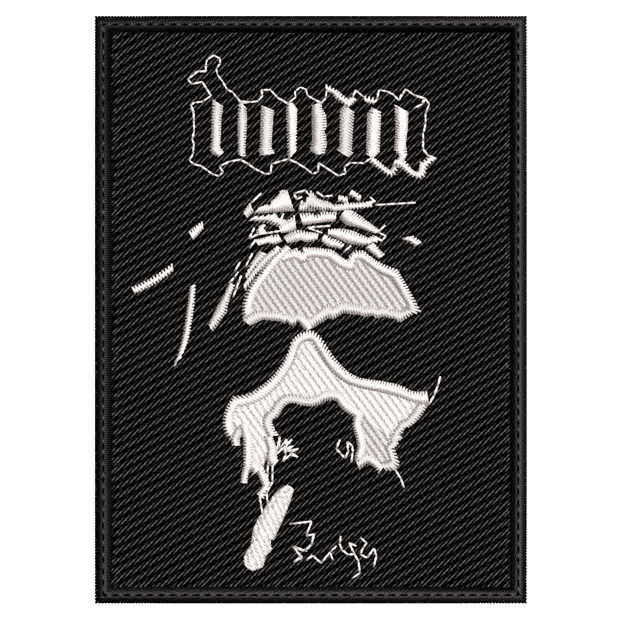 Parche Bordado DOWN Heavy Metal