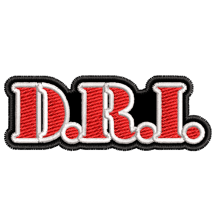 Parche Bordado Mini D.R.I Metal
