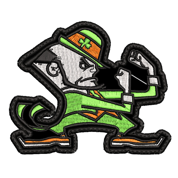 Parche Bordado DUENDE Notre Dam Fighting Irish
