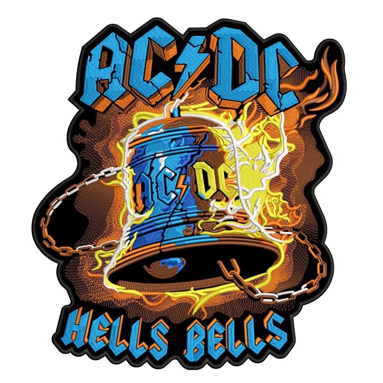 Espaldera Bordada ACDC Rock/Metal