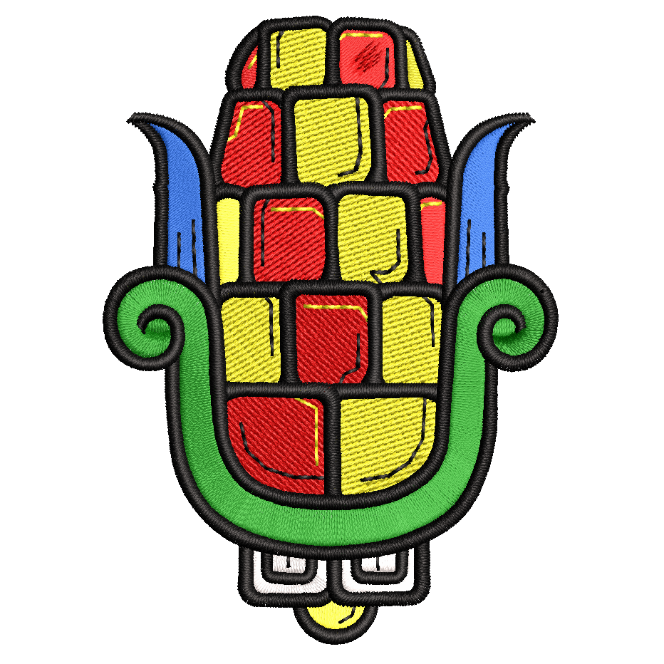 Parche Bordado ELOTE AZTECA