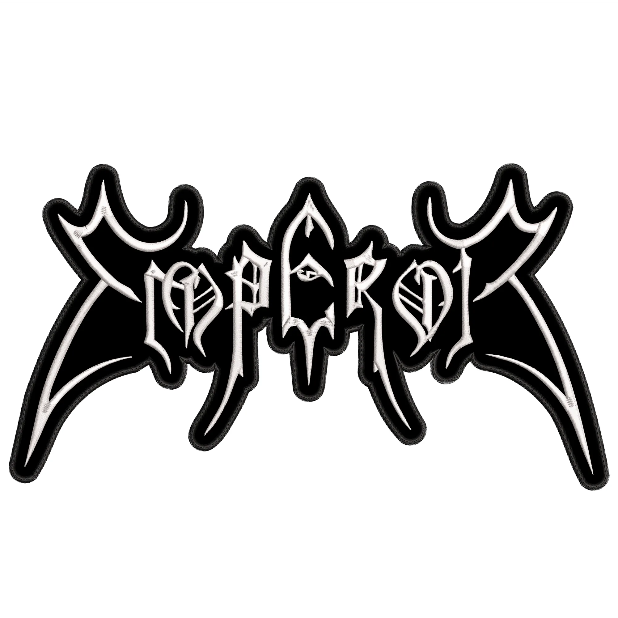 Espaldera Bordada EMPEROR Metal Progresivo