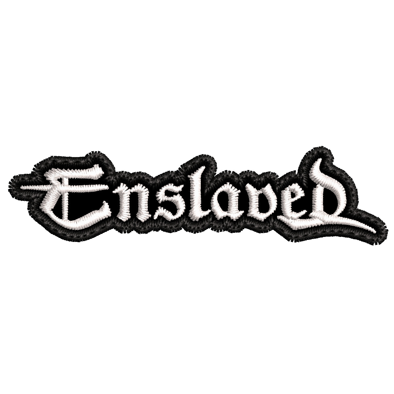 Parche Bordado Mini ENSLAVED Black Metal