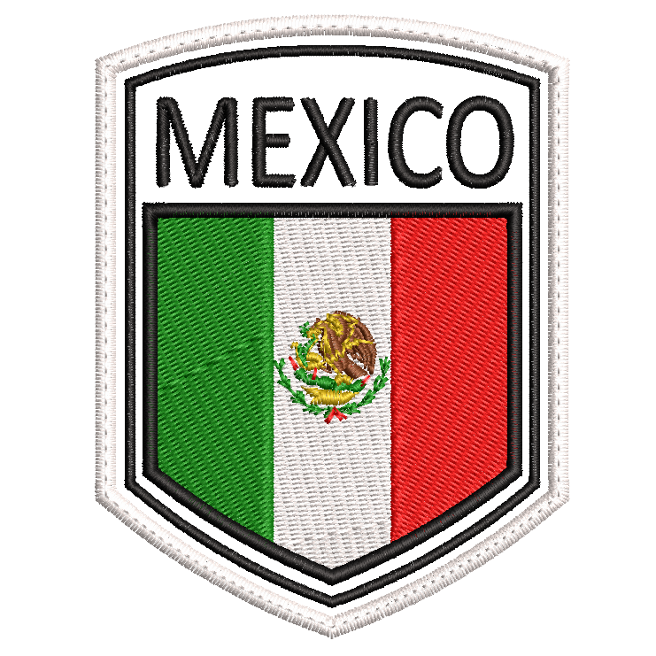 Parche Bordado ESCUDO MEXICO