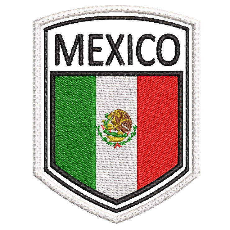 Parche Bordado ESCUDO MEXICO