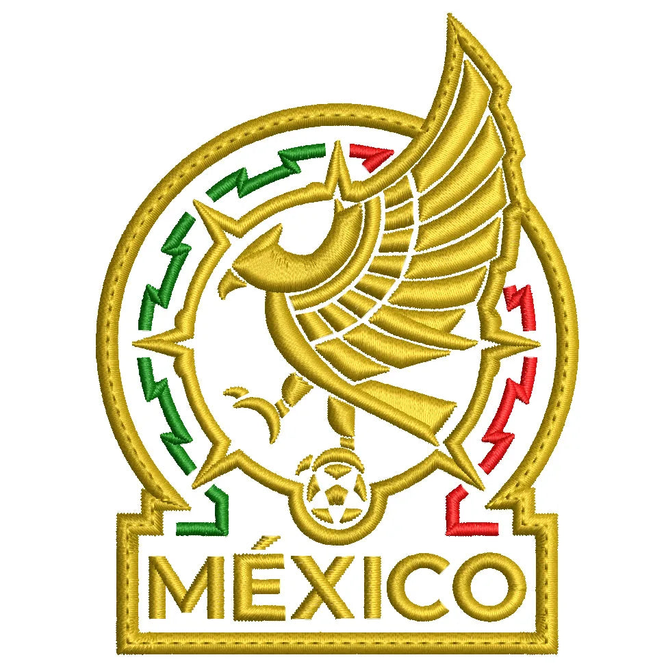 Parche Bordado ESCUDO SELECCION MEXICANA