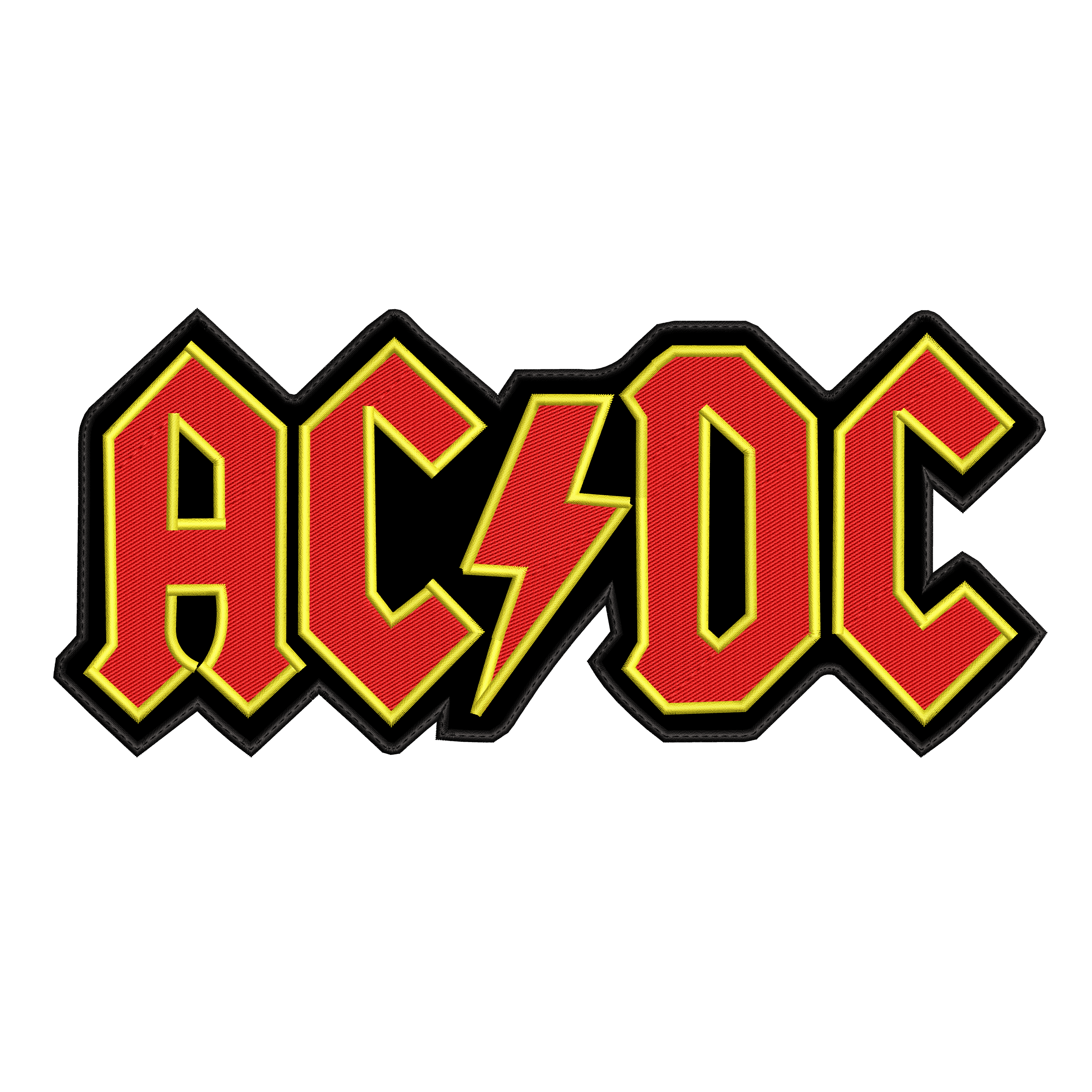 Espaldera Bordada ACDC Hard Rock