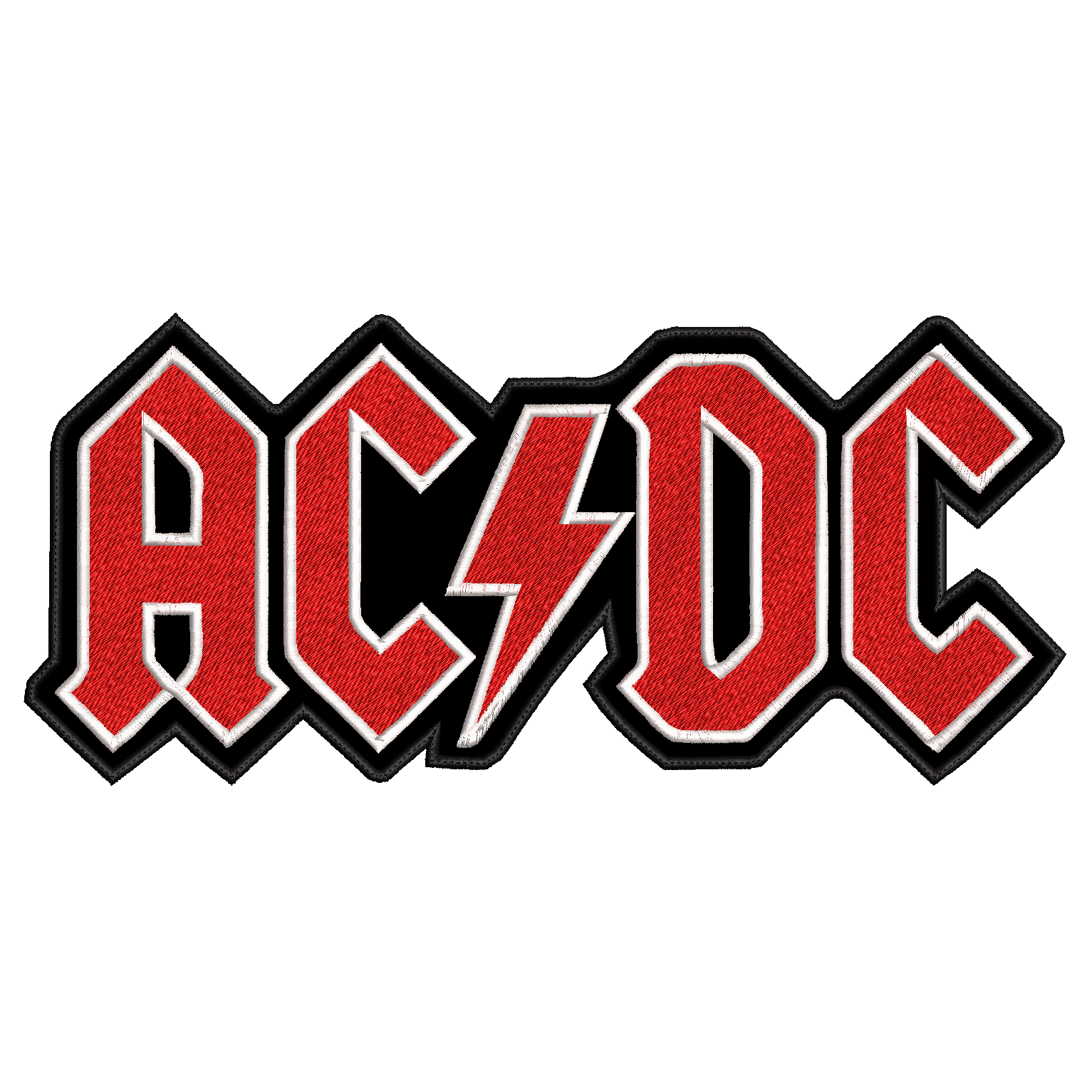 Espaldera Bordada ACDC Hard Rock