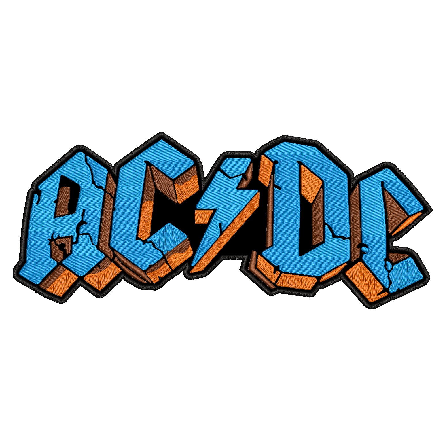 Espaldera Bordada ACDC Hard Rock
