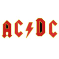 Espaldera Bordada ACDC letras