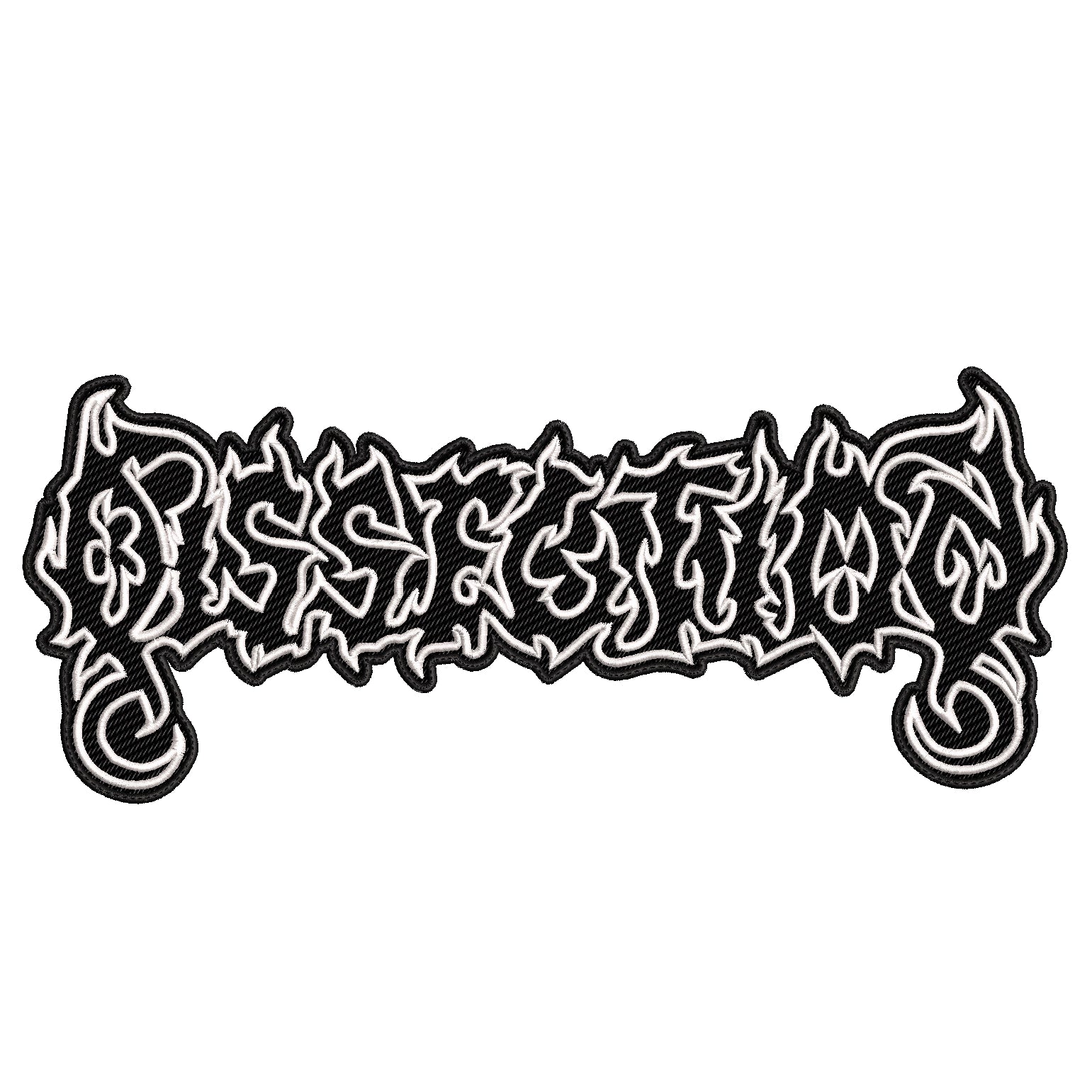 Espaldera Bordada DISSECTION Black Metal
