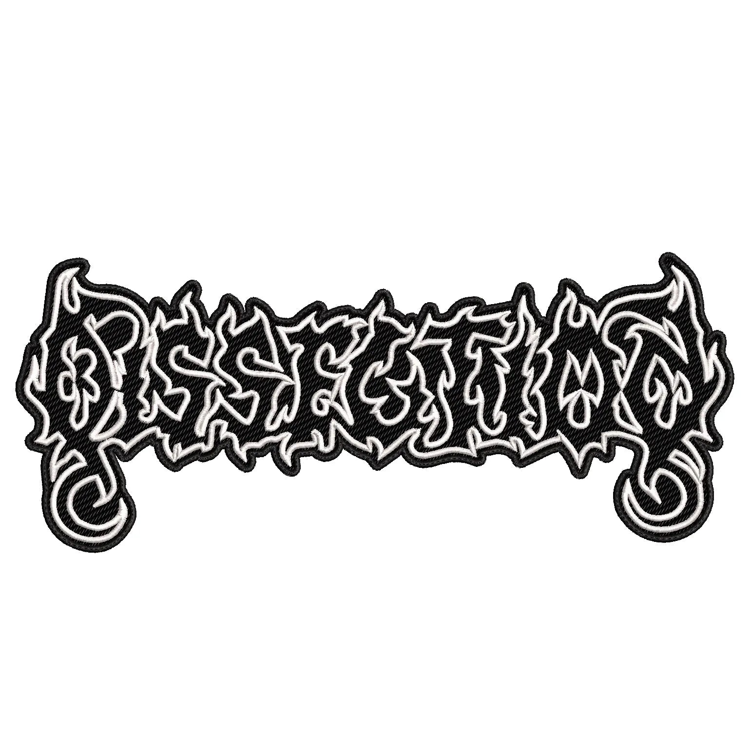 Espaldera Bordada DISSECTION Black Metal