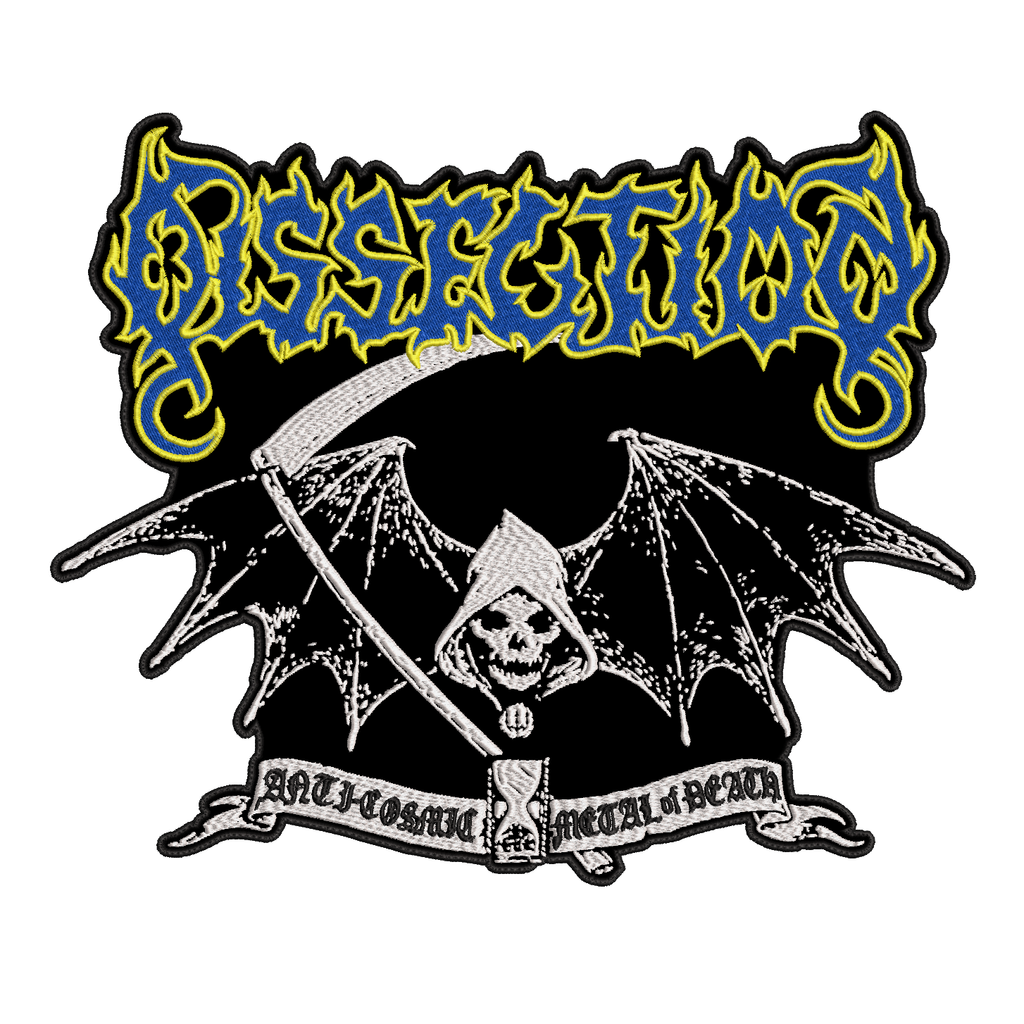Espaldera Bordada Anti-Cosmic Metal of Death DISSECTION Black Metal