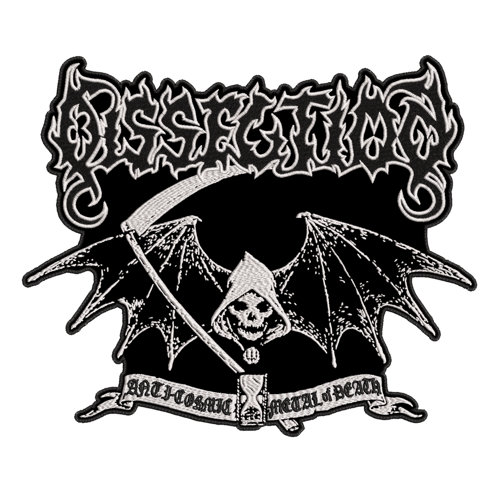 Espaldera Bordada Anti-Cosmic Metal of Death DISSECTION Black Metal