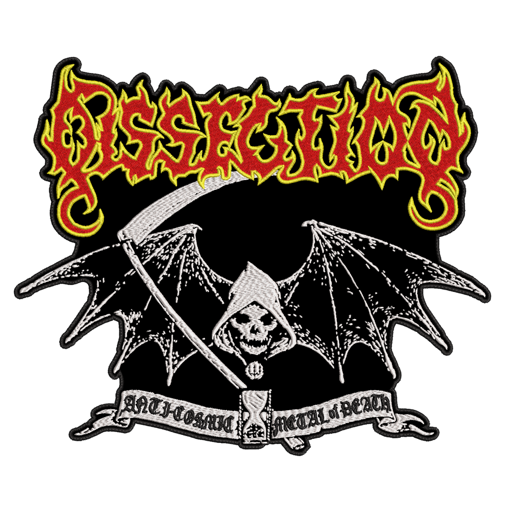 Espaldera Bordada Anti-Cosmic Metal of Death DISSECTION Black Metal