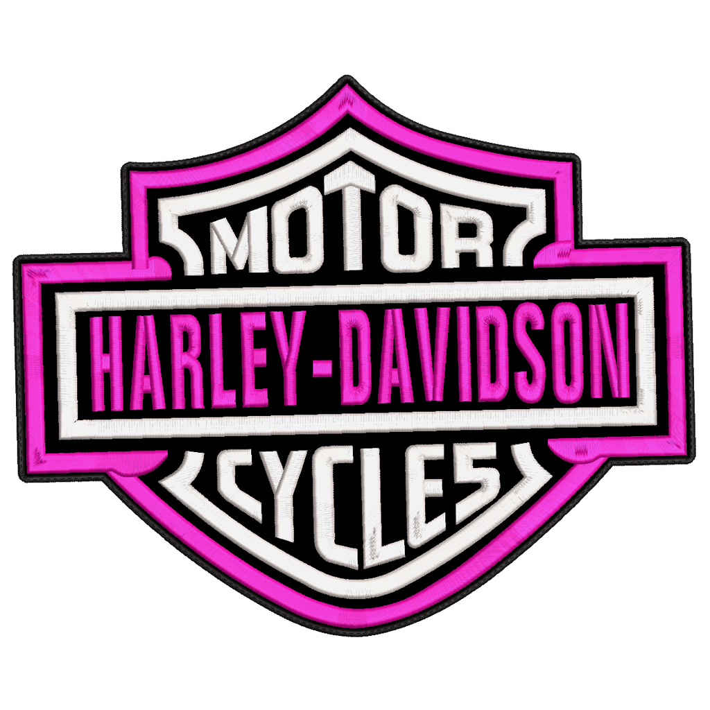 Espaldera Bordada HARLEY DAVIDSON escudo