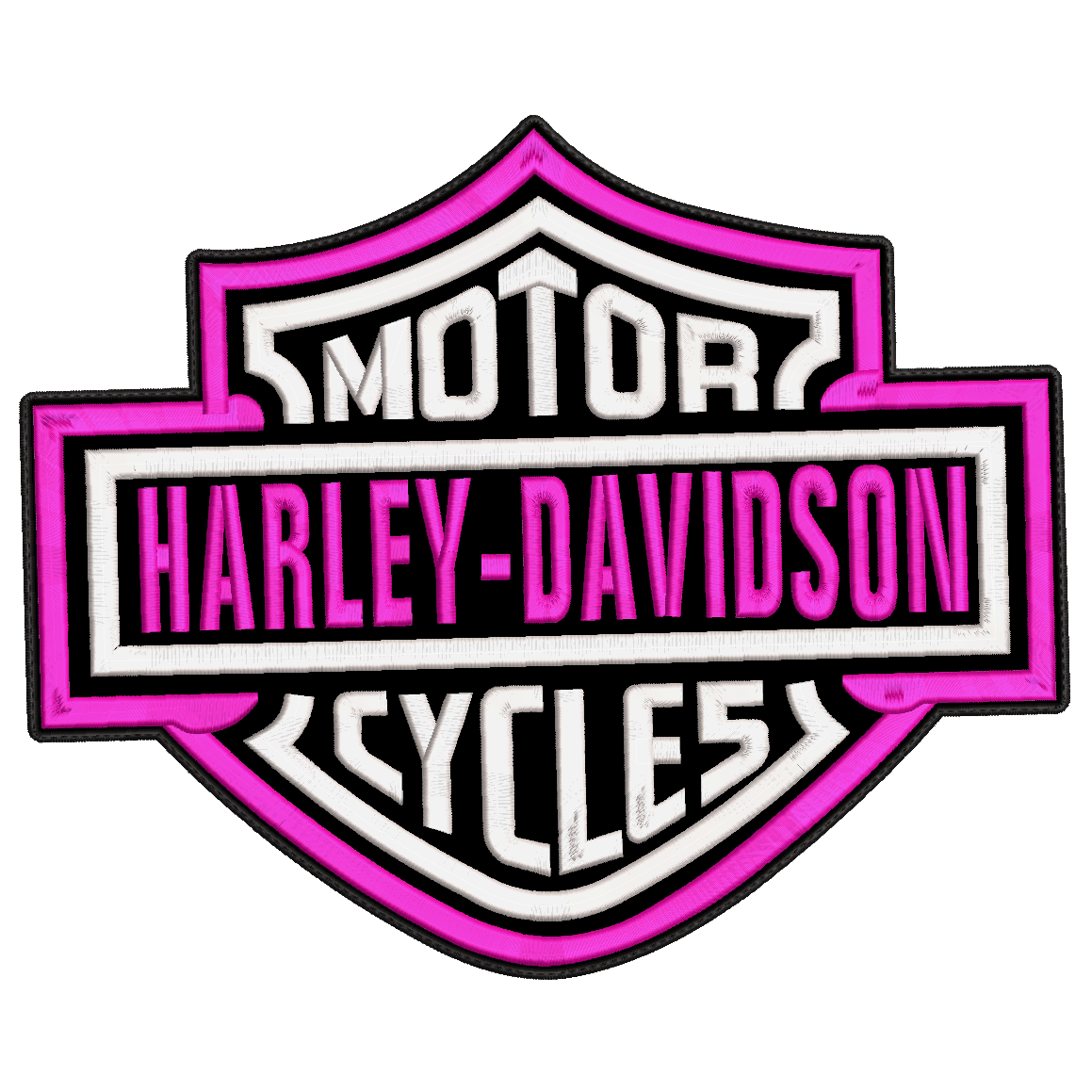Espaldera Bordada HARLEY DAVIDSON escudo