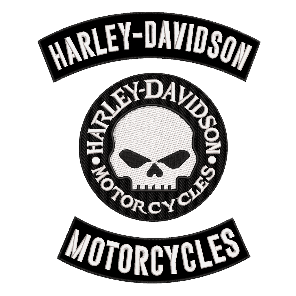 Espaldera Bordada HARLEY DAVIDSON Motorcycles