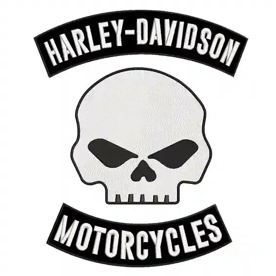 Espaldera Bordada HARLEY DAVIDSON Motorcycles