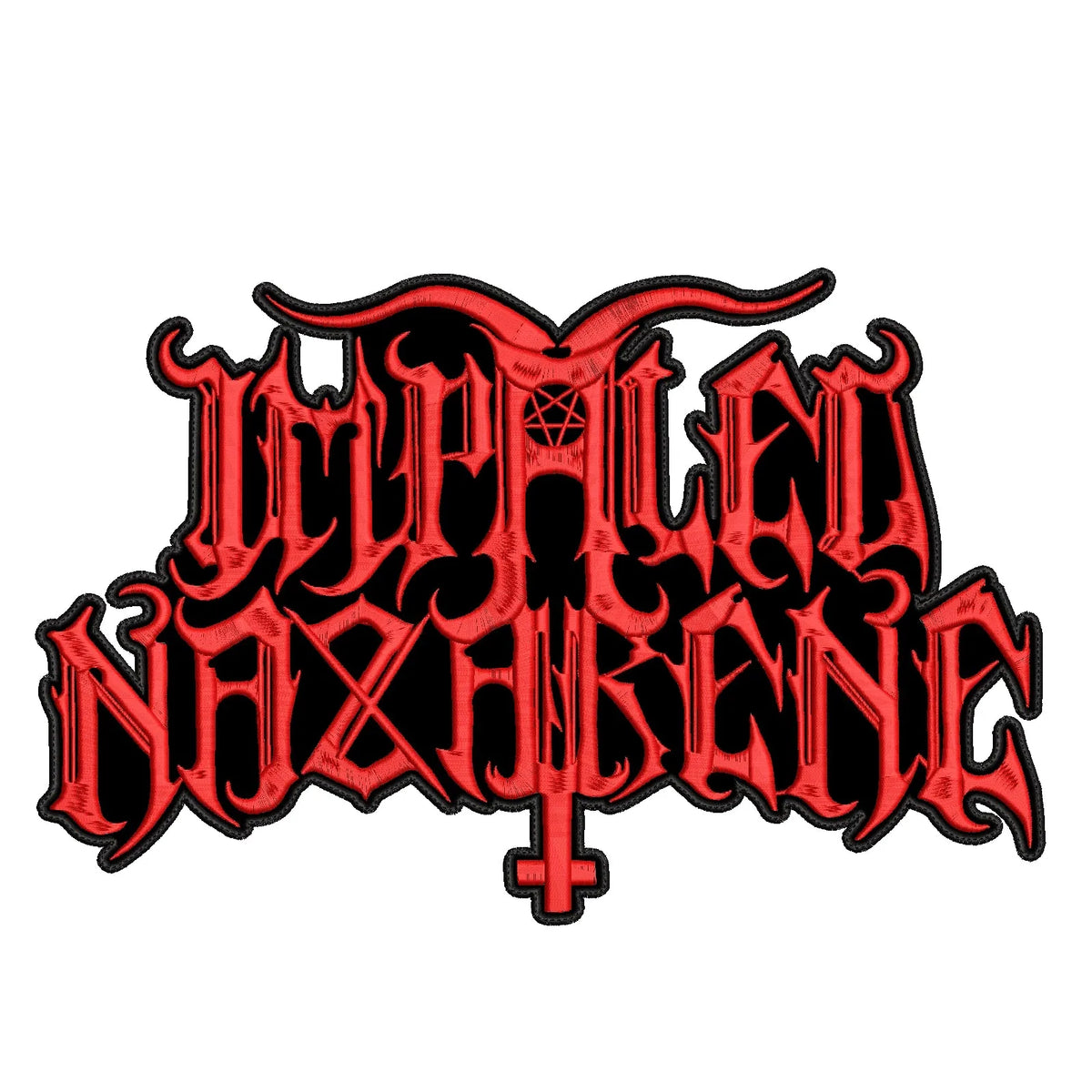Espaldera Bordada IMPALED NAZARENE Black Metal