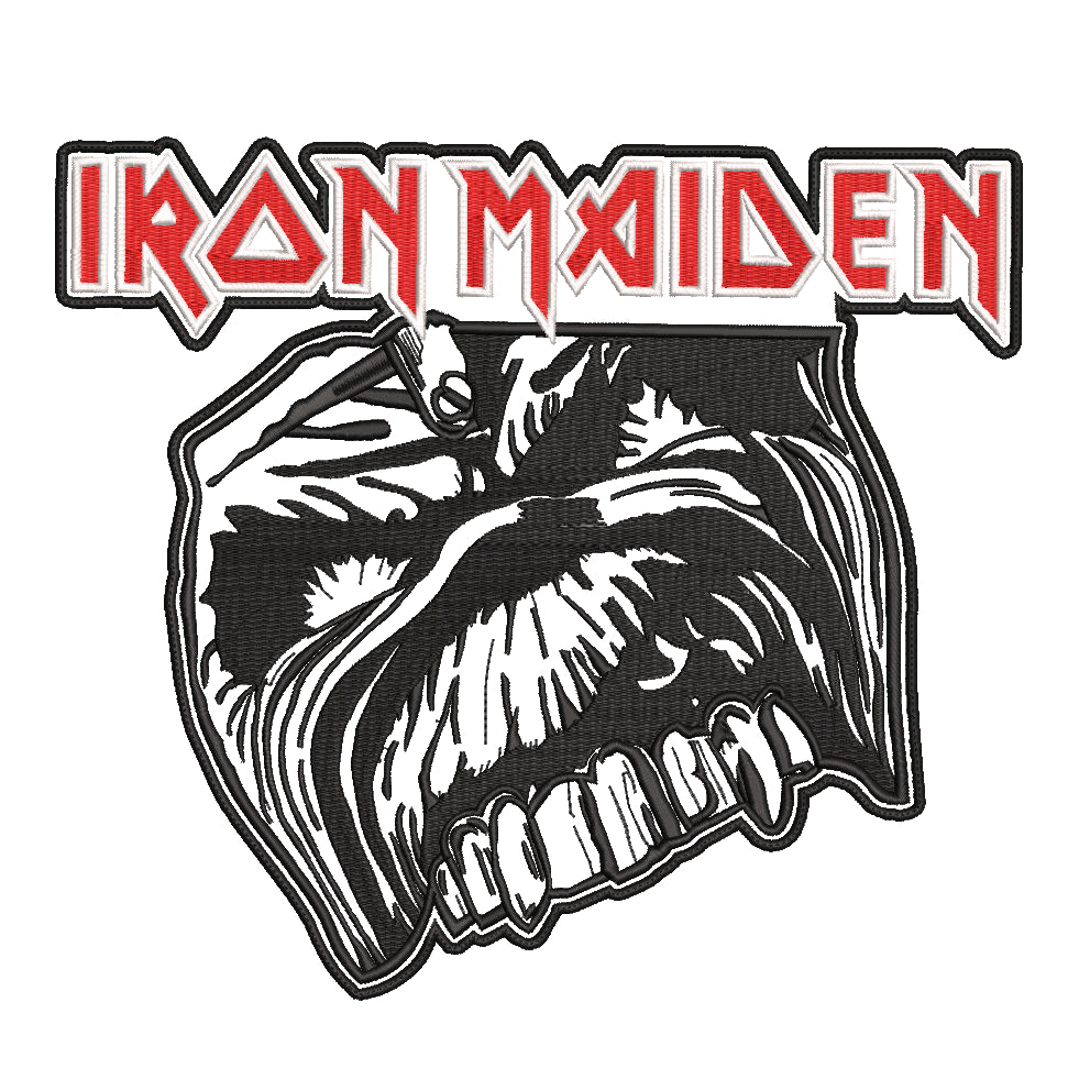 Espaldera Bordada IRON MAIDEN Heavy Metal