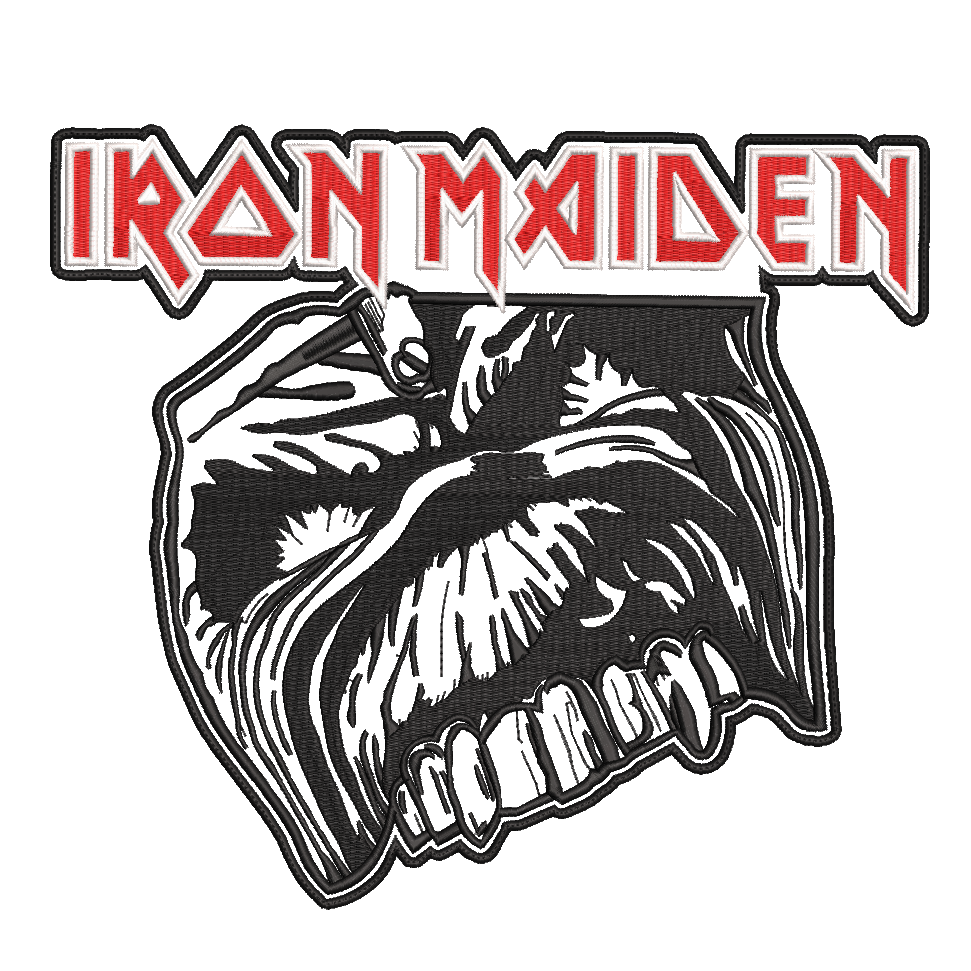 Espaldera Bordada IRON MAIDEN Heavy Metal