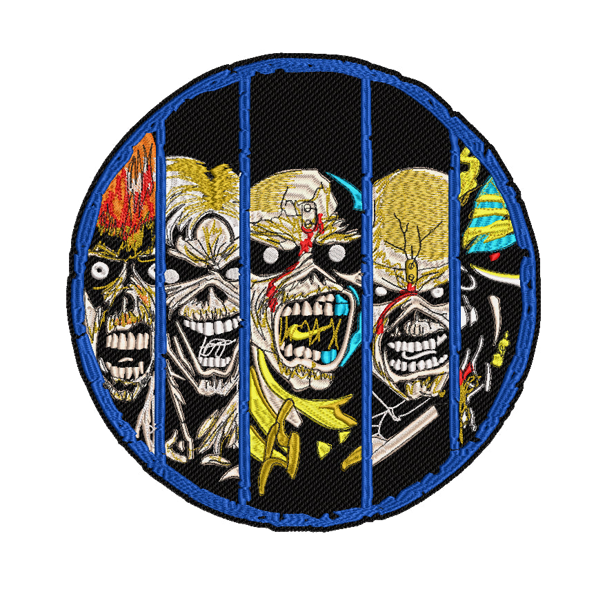 Espaldera Bordado IRON MAIDEN Heavy Metal
