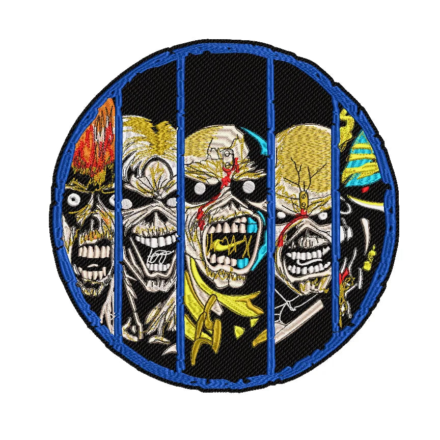 Espaldera Bordado IRON MAIDEN Heavy Metal