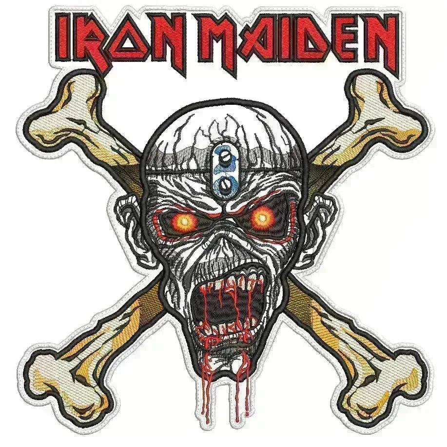 Espaldera Bordada IRON MAIDEN Heavy Metal