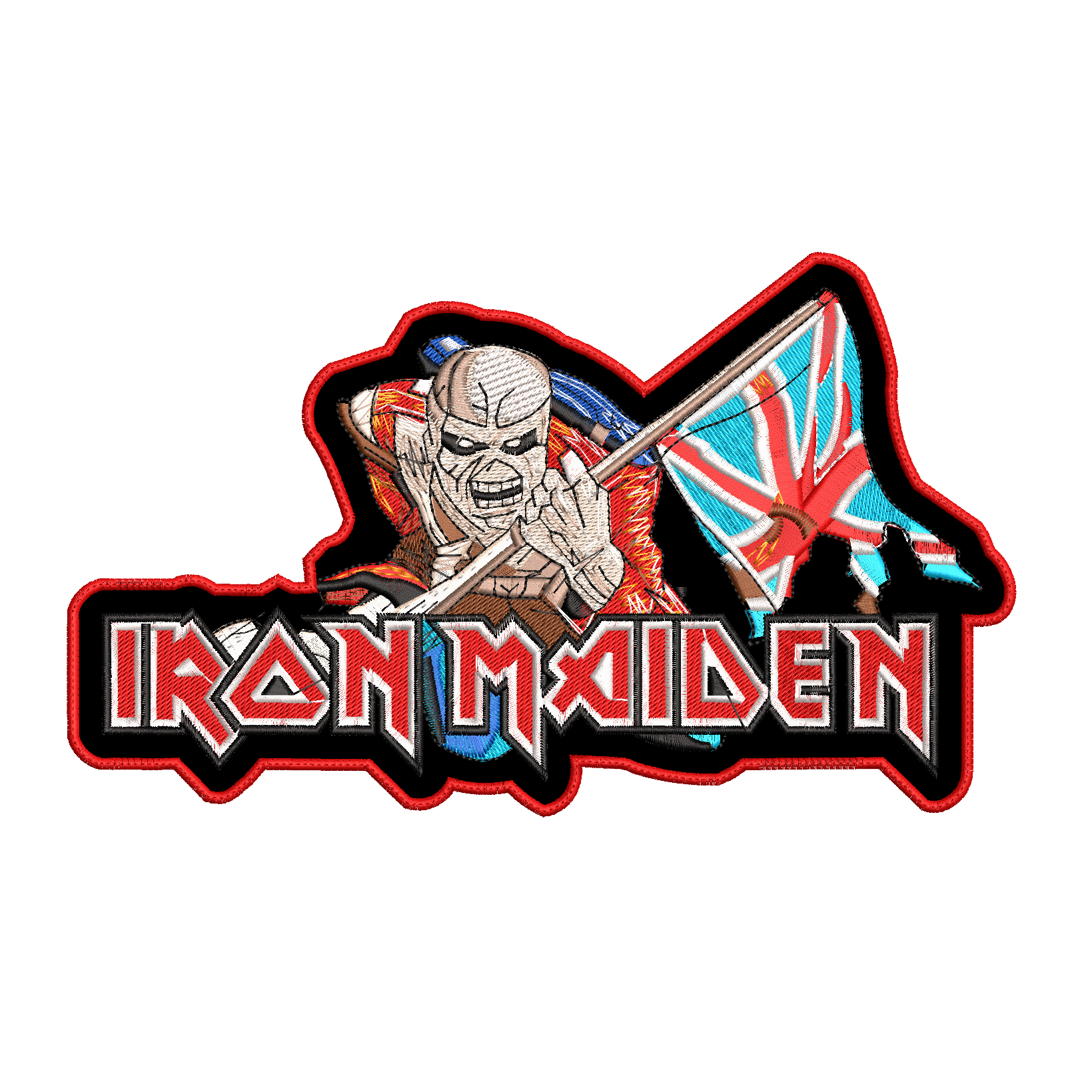 Espaldera Bordada IRON MAIDEN Heavy Metal