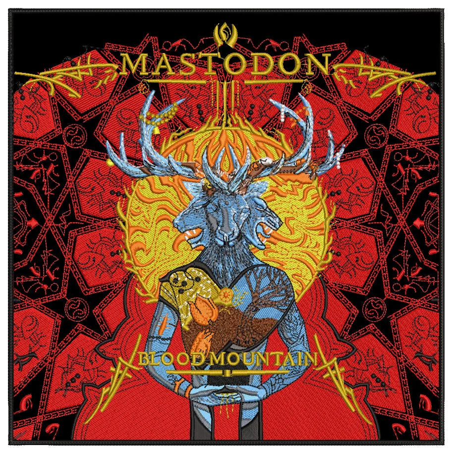 Espaldera Bordada MASTODON Metal Progresivo