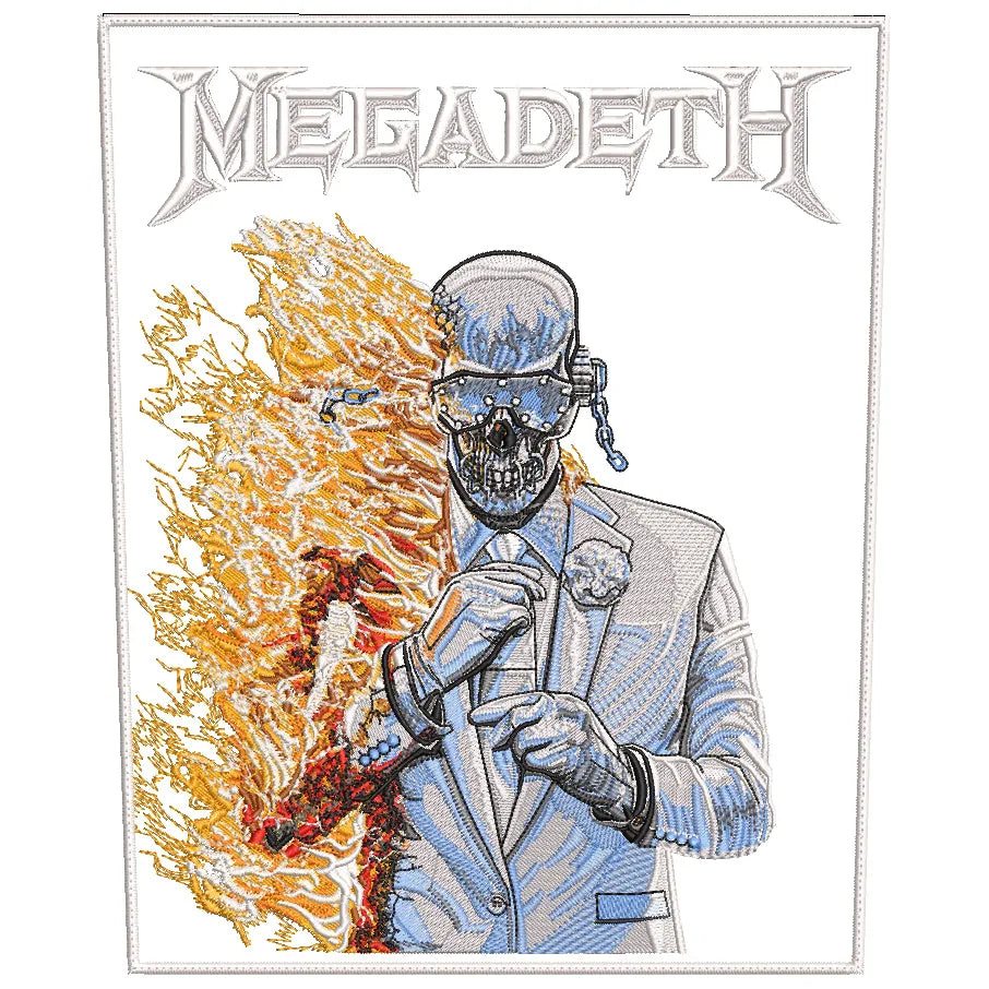 Espaldera Bordada MEGADETH Thrash Metal