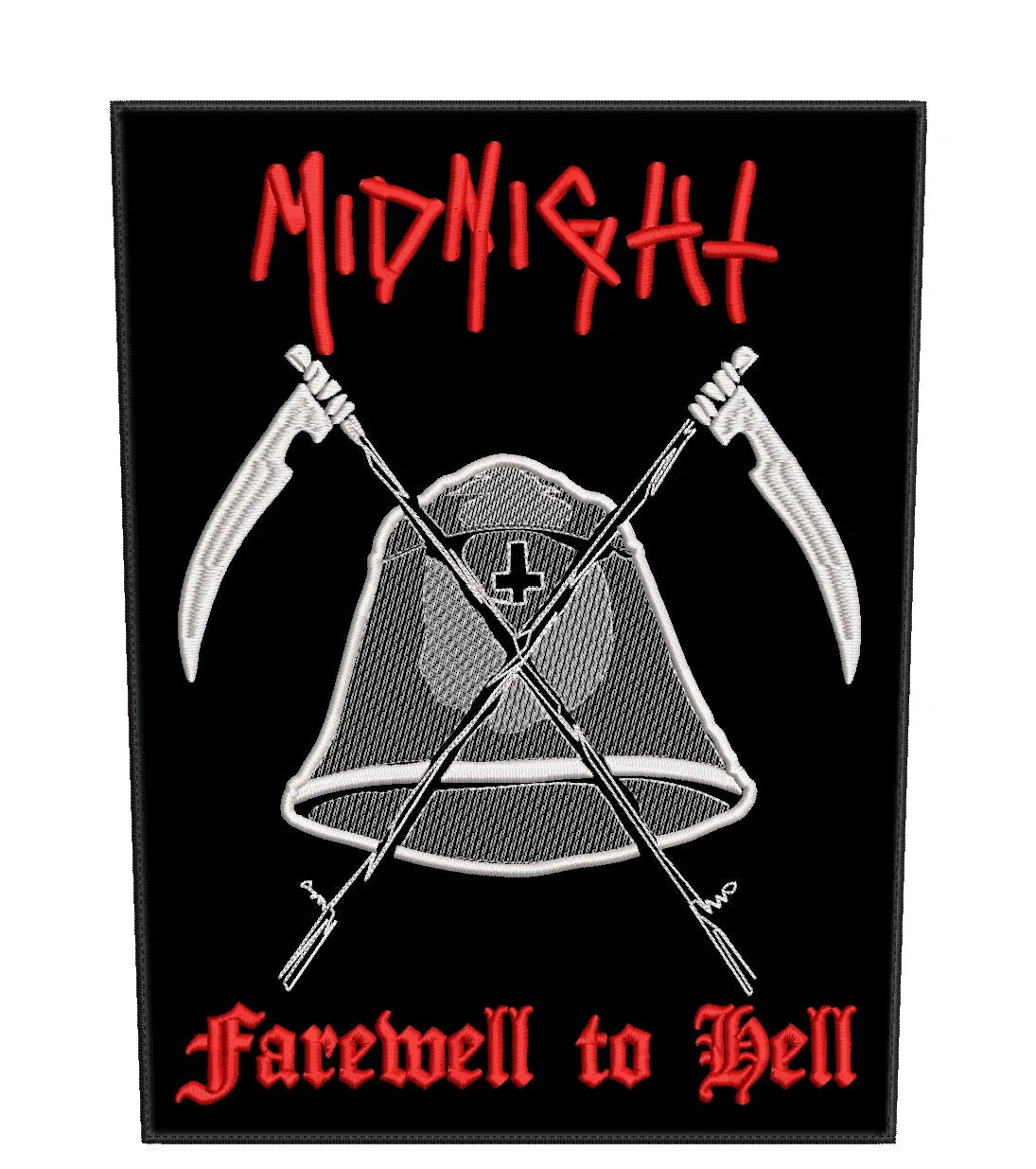 Espaldera Bordada MIDNIGHT Metal