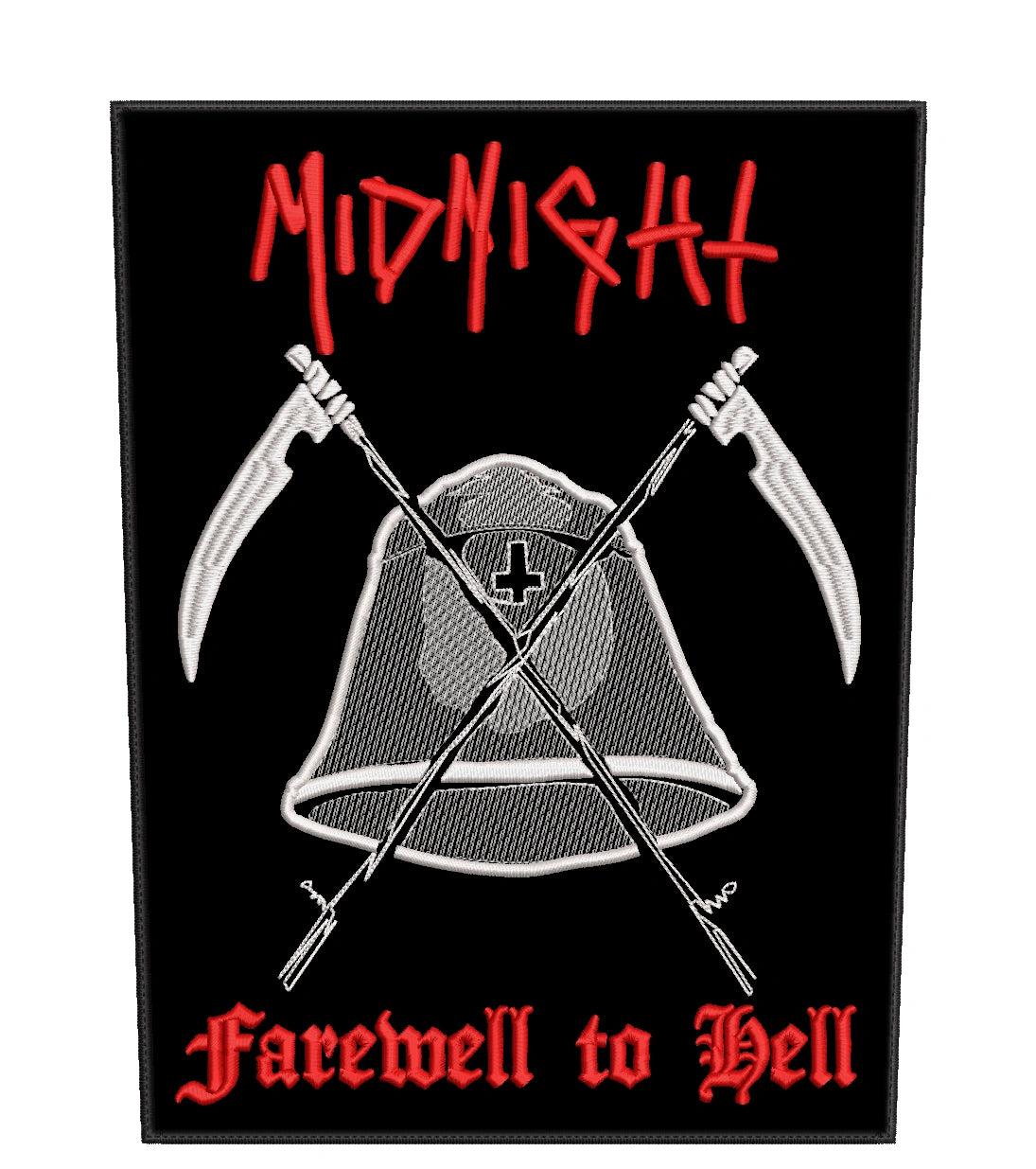 Espaldera Bordada MIDNIGHT Metal
