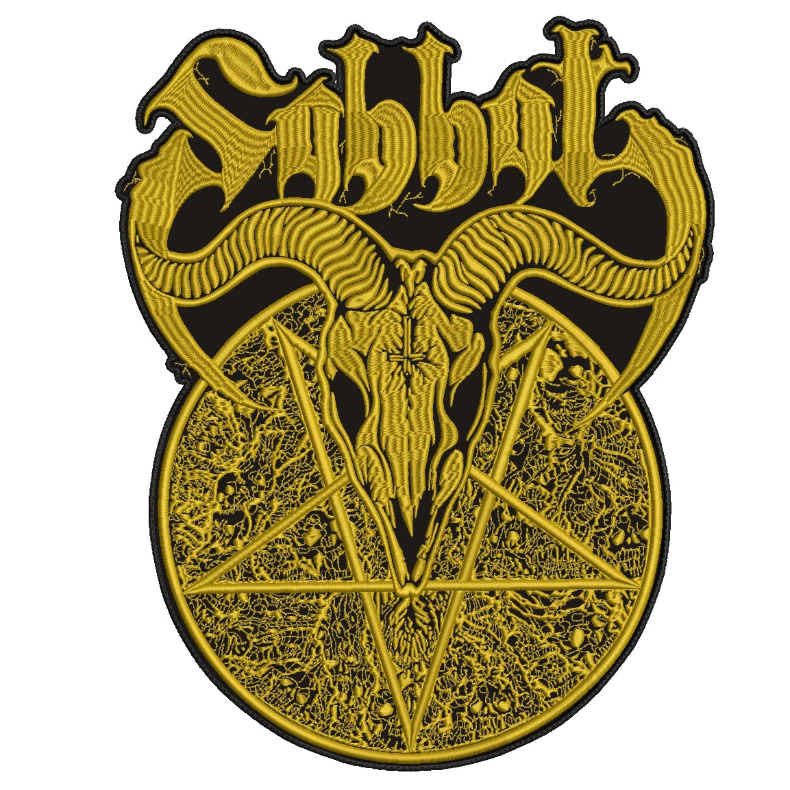 Espaldera Bordada SABBAT Black Metal/Thrash Metal