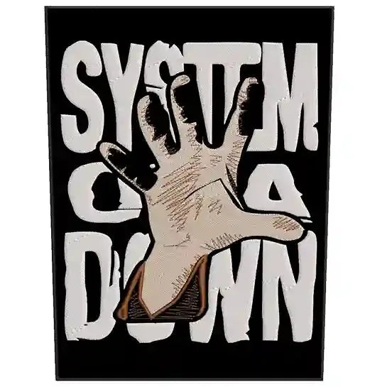 Espaldera Bordada SYSTEM OF A DOWN Metal Alternativo