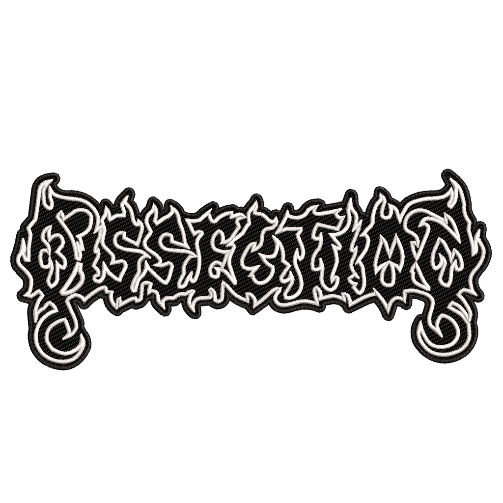 Espaldera Bordada DISSECTION Black Metal