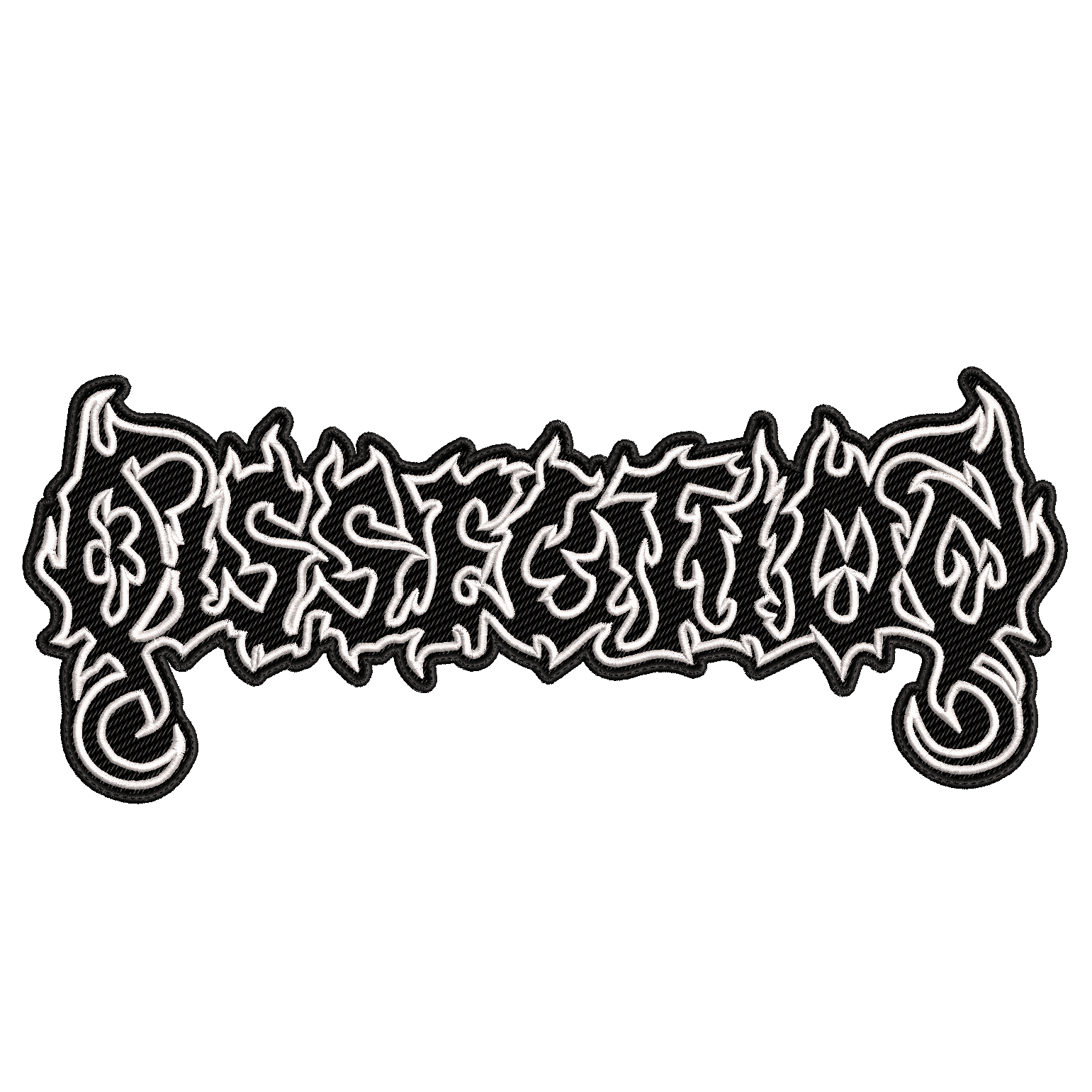 Espaldera Bordada DISSECTION Black Metal