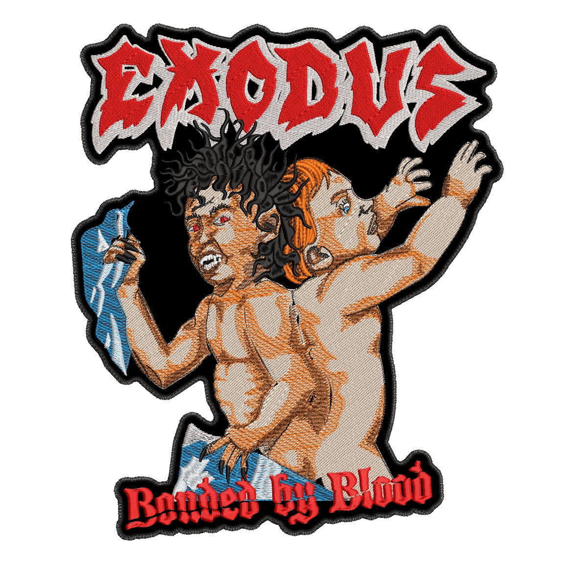 Espaldera Bordada EXODUS Trash Metal