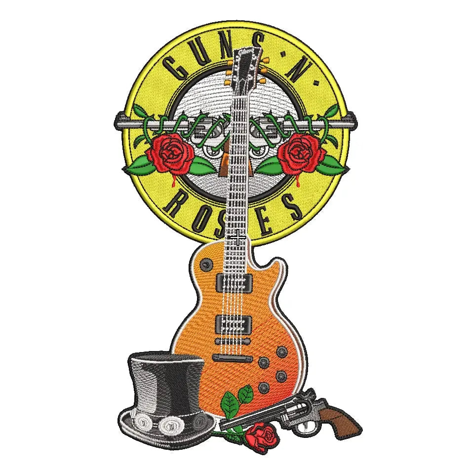 Espaldera Bordada GUNS N ROSES Hard Rock