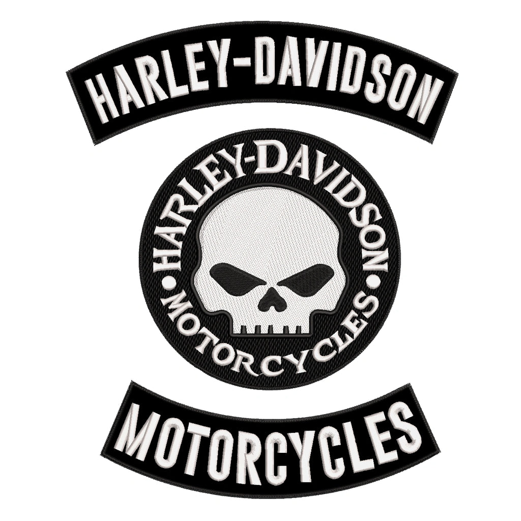Espaldera Bordada HARLEY DAVIDSON Motorcycles