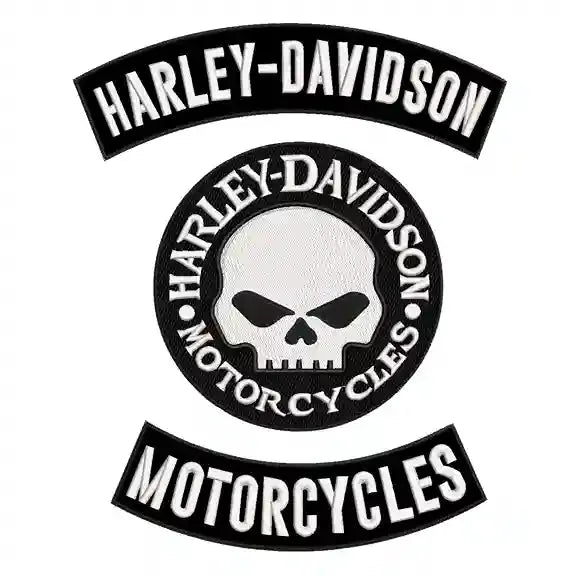 Espaldera Bordada HARLEY DAVIDSON Motorcycles