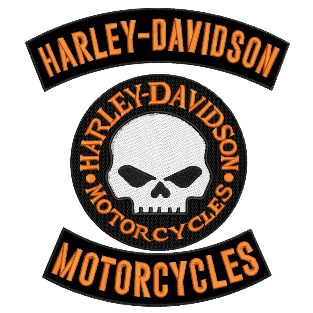 Espaldera Bordada HARLEY DAVIDSON Motorcycles